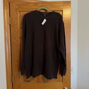 Banana Republic Charcoal Knit Top